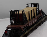 Lionel 6-16333 FRISCO Bulkhead Flatcar O Scale Used Damaged Box