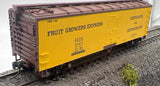 Walthers 932-2306 FGEX 40' Dreadnaught Reefer Fruit Growers Express #37417 HO Scale Like New