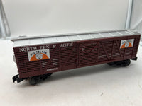 MTH Railking 30-7177 Northern Pacific Stock Car #84150. Pig palace O SCALE Like New