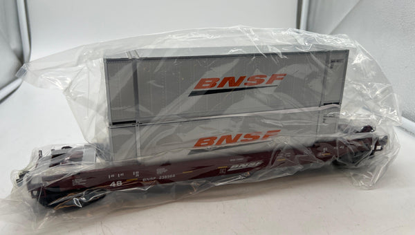 MTH Railking 30-4206B BNSF 238564 husky stack car intermodal O SCALE Like New