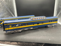 MTH Premier 20-65095 Alaska 5-Car 70' Streamlined Passenger Set (Smooth Sided) O SCALE Like New