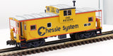 Atlas 6607-2 Chessie Sys. Caboose, Extened Vision O SCALE Like New