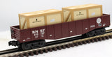 MTH 30-4220A BNSF Gondola Car W/2 Crates O SCALE Like New