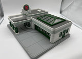 MTH 30-9101 Operating Sinclair Gas Station Building O Scale Used Damaged Box