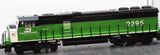 MTH Burlington Northern SD60M Diesel Engine 9291 20-2045-1 O SCALE Like New Damaged Box