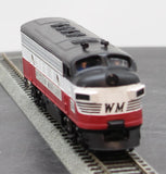 Bachmann Plus 11228 Western Maryland EMD F7B Powered Unit Circus Colors 234 HO SCALE NEW