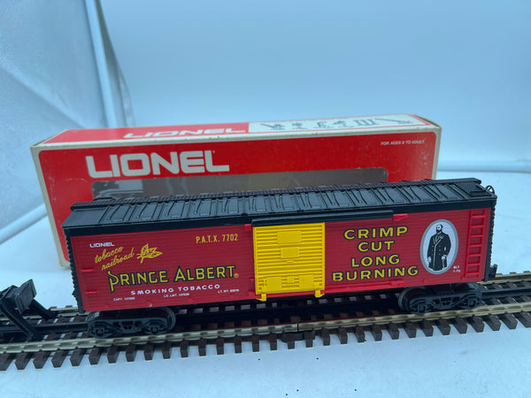 Lionel Prince Albert tobacco billboard reefer 6-7702 O SCALE Used Excellent