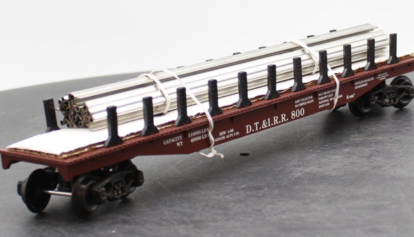 K-Line K691-3421 DT&I Classic flatcar with Rails O SCALE K-Line K691-3421 DT&I Classic flatcar with Rails O SCALE
