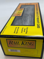 MTH Railking 30-7362 Texaco 3-Dome Tank Car - Silver O SCALE Like New