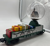 Lionel 6-37059 Christmas Operating Snow Globe Car O SCALE Like New