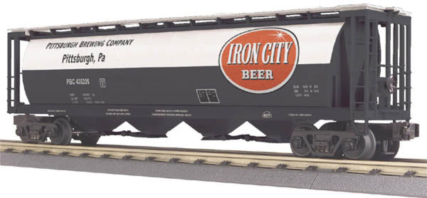 MTH Railking 30-75195 Pittsburgh Brewing Co. Iron City 4-Bay Cylindrical Hopper Car O SCALE NEW