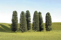 Bachmann SceneScapes 32005 5" - 6" Cedar Trees Scenery (6 pack) HO Scale NEW