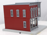 MTH 30-9012 Corner Drug Store Red W/ Gray Trim RailKing O Scale Like New
