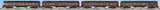 Lionel American Flyer AF 6-48992 Pennsylvania PRR Heavyweight Passenger Car 4-Pack (Carnegie, Indian Rock, Skyline, Chase) S SCALE Like New
