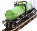 Lionel 6305 BRITISH COLUMBIA RAILWAY Single Dome Tank Car O Scale Like New Damaged Box