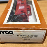 Tyco 327-22 Santa Fe  8 Wheel Caboose HO SCALE