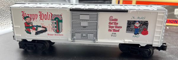 Lionel 6-16272 Christmas boxcar (9700) 1997 O SCALE Like New