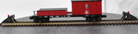 MTH Railking 30-79061 Baltimore & Ohio Crane Tender Car . O SCALE Used Excellent Damaged Box
