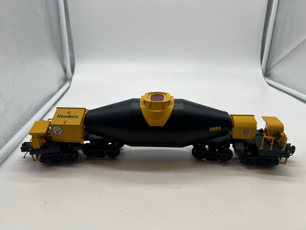 MTH Premier 20-90597A NFL Pittsburgh Steelers Hot Metal Car - O SCALE Used Excellent No Box
