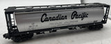 MTH Railking 30-7558 Canadian Pacific CP 4-Bay Cylindrical Hopper Car #381719 O SCALE Like New missing 1 step as is