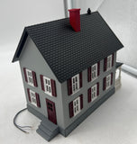 MTH Railking 30-9024 Gray w/Red Shutters Row House 2 O SCALE Used Excellent