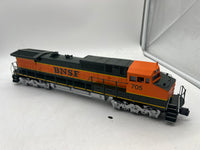MTH Railking 30-2307-1 BNSF Dash-8 Diesel Engine - Pumpkin #810 --PS3 upgrade O SCALE Like New
