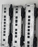 Lionel Postwar 2432 2435 2436 Set of 3 Passenger Cars O SCALE Used No Box as is