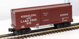 MTH Railking 30-74957 Wheeling & Lake Erie 34' Box Car (19th Century) O SCALE Like New No Box