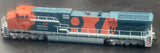 Broadway Limited Imports 5060  BlueLine GE AC6000, BHP Iron Ore #6076, Low Ditch Lt., Bubbles Scheme, DC Sound/DCC Ready, HO SCALE Like New
