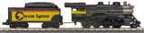 MTH Rugged Rails 33-1043-1 Chessie 2-8-0 Ten Wheeler Steam Engine - Chessie With Proto-Sound 3.0. O SCALE NEW
