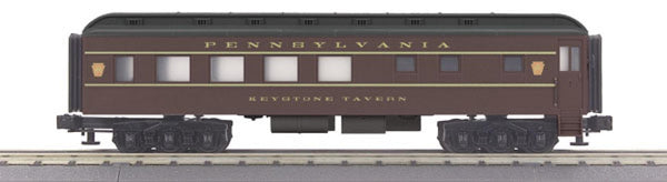 MTH Rugged Rails 33-6218 Pennsylvania Rugged Rails O-27 Madison Diner Car O SCALE Like New