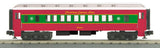 MTH Rugged Rails 33-6247 Christmas O-27 Madison Coach Car - Christmas O SCALE Like New