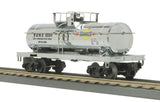 MTH Rugged Rails 33-7307 Sunoco Tank Car - Chrome O SCALE Used Excellent