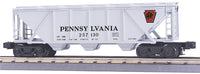 MTH Rugged Rails 33-7501 Pennsylvania Covered Hopper Car #257130. O SCALE LIKE NEW