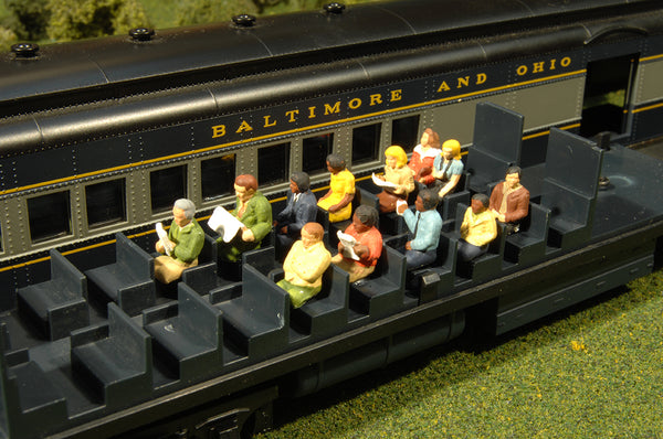 Bachmann 33115 WAIST-UP SEATED PASSENGERS - HO SCALE NEW