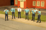 Bachmann 33154 POLICE SQUAD figures - O SCALE NEW