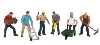 Bachmann 33155 CONSTRUCTION WORKERS - O SCALE NEW