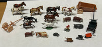 20HOFS Farm Set (20 pieces) HO SCALE Used Excellent No Box No Box