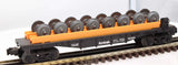 Lionel 6-16369 AMTRAK Flatcar With Wheel Load O Scale Like New