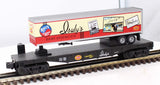 MTH Railking 30-76153 Isaly's RailKing Flat Car w/40' Trailer O SCALE Like New