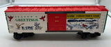 K-Line K90004 kcc CHRISTMAS BOXCAR O SCALE Like New