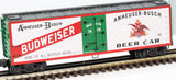 K-Line K762-5604 Anheuser-Busch Budweiser Beer Car Wood-sided Reefer O SCALE Like New