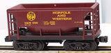MTH Railking 30-7519 Norfolk & Western Ore Car No  load O SCALE Like New No Box