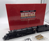 Proto 2000 23334 NORFOLK & WESTERN N&W 2-8-8-2 Powered Heritage Steam Collection Black DC HO Scale Like New