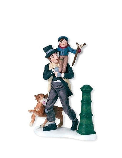 Department 56 56.58537 Bob Cratchit and Tiny Tim Dickens Village "A Christmas Carol"