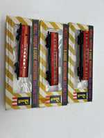 Revell 1968 vintage set of 3 Southern Pacific daylight passenger cars n-2622 2632 2652 N SCALE Used Excellent Damaged Box