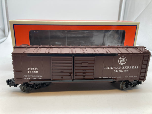 Lionel 6-15889 Pennsylvania REA Double-Door Boxcar O SCALE Like New