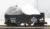 K-Line 6-21356 Erie 2 Bay Operating Hopper w/ 2 loads # 26274 O SCALE Like New
