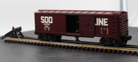 Lionel 6-9217 Soo Line Operating Boxcar O SCALE Used Excellent