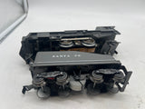 MARX TRAIN 666 1666 Locomotive and tender gray santa fe O SCALE Used Excellent No Boxas is